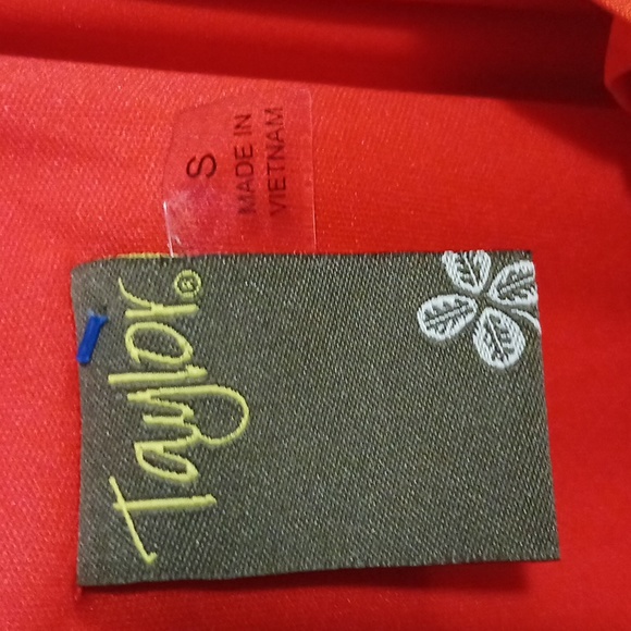 Taylor lined sun dress - mini halter tie - S - orange floral - Picture 2 of 10